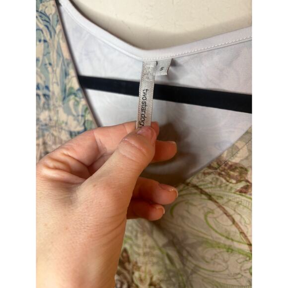 tsd two stardog women's vintage sleeveless blouse small 4-8 - Picture 4 of 5